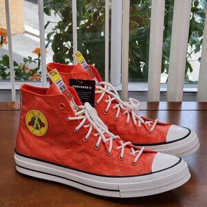 Converse Men's Chuck 70 Hi "CNY Firecracker" 170585C Bright Poppy Size 11.5
